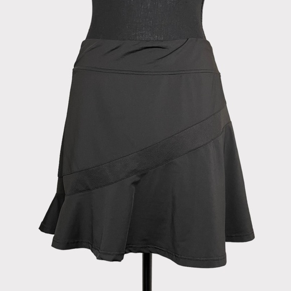Ekouaer - A-Line Pleated Tennis Skirt - Black - Size XXL - Picture 6 of 8